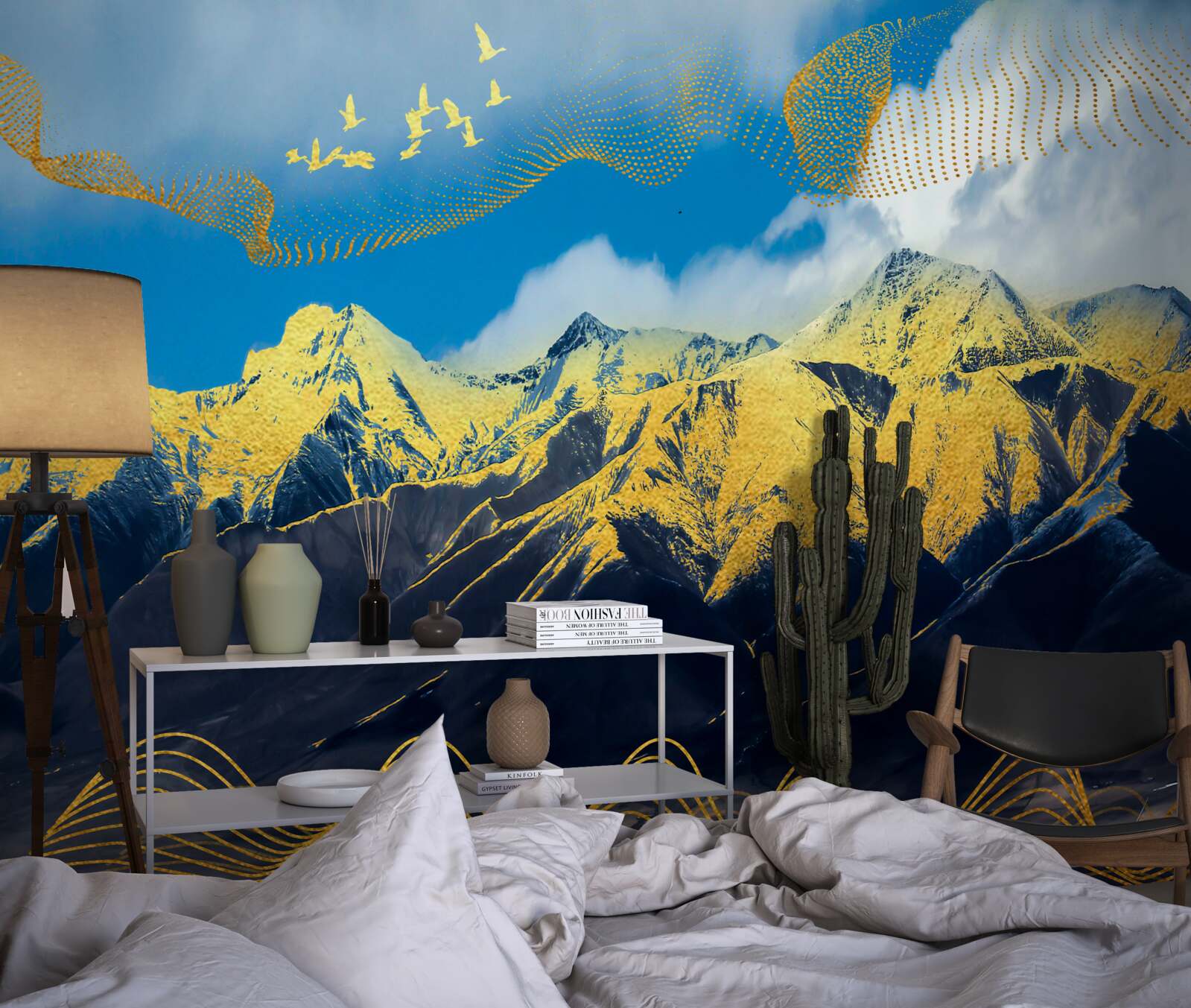 Fototapeta vrchol zlaté štíty pohorí