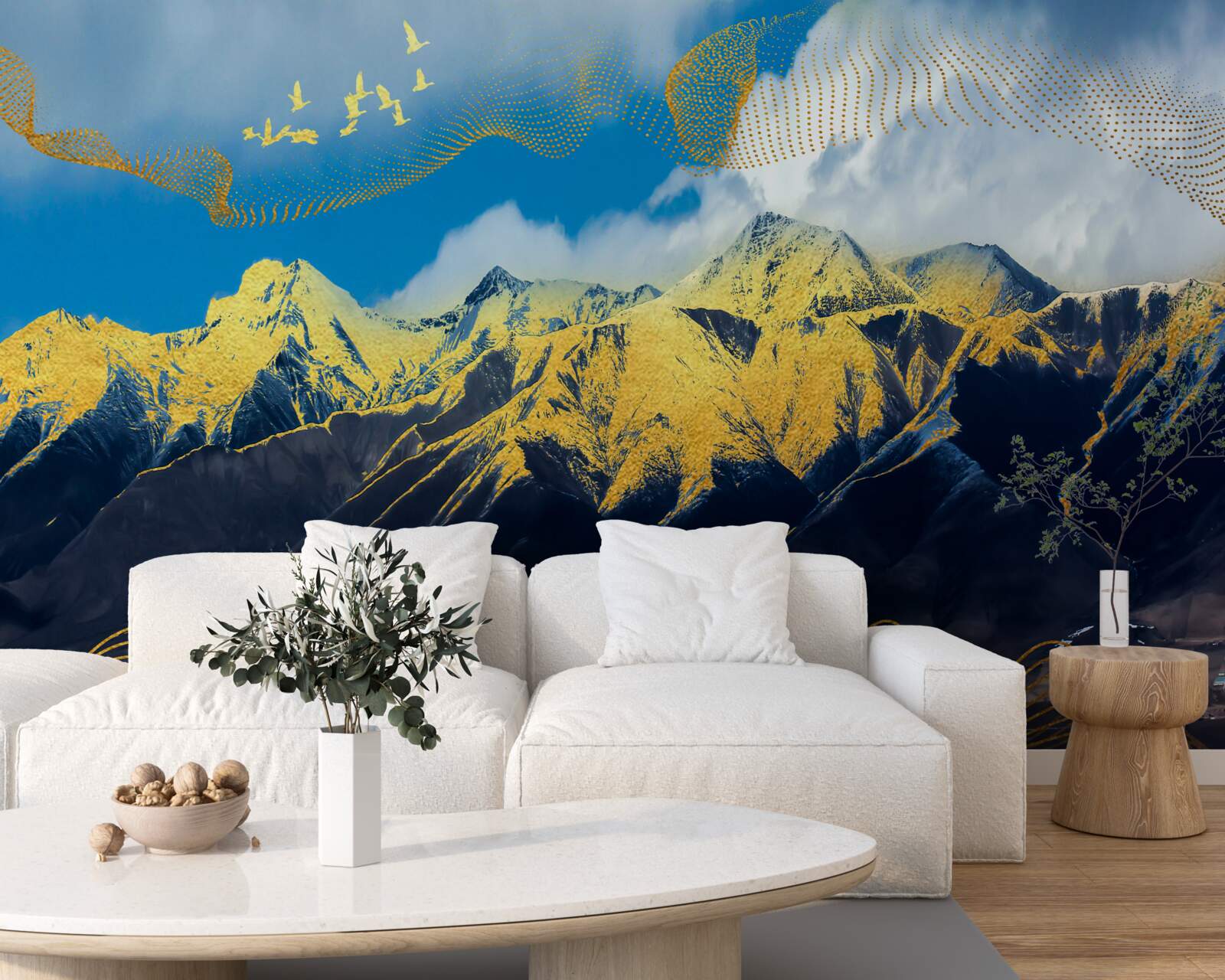 Fototapeta vrchol zlaté štíty pohorí