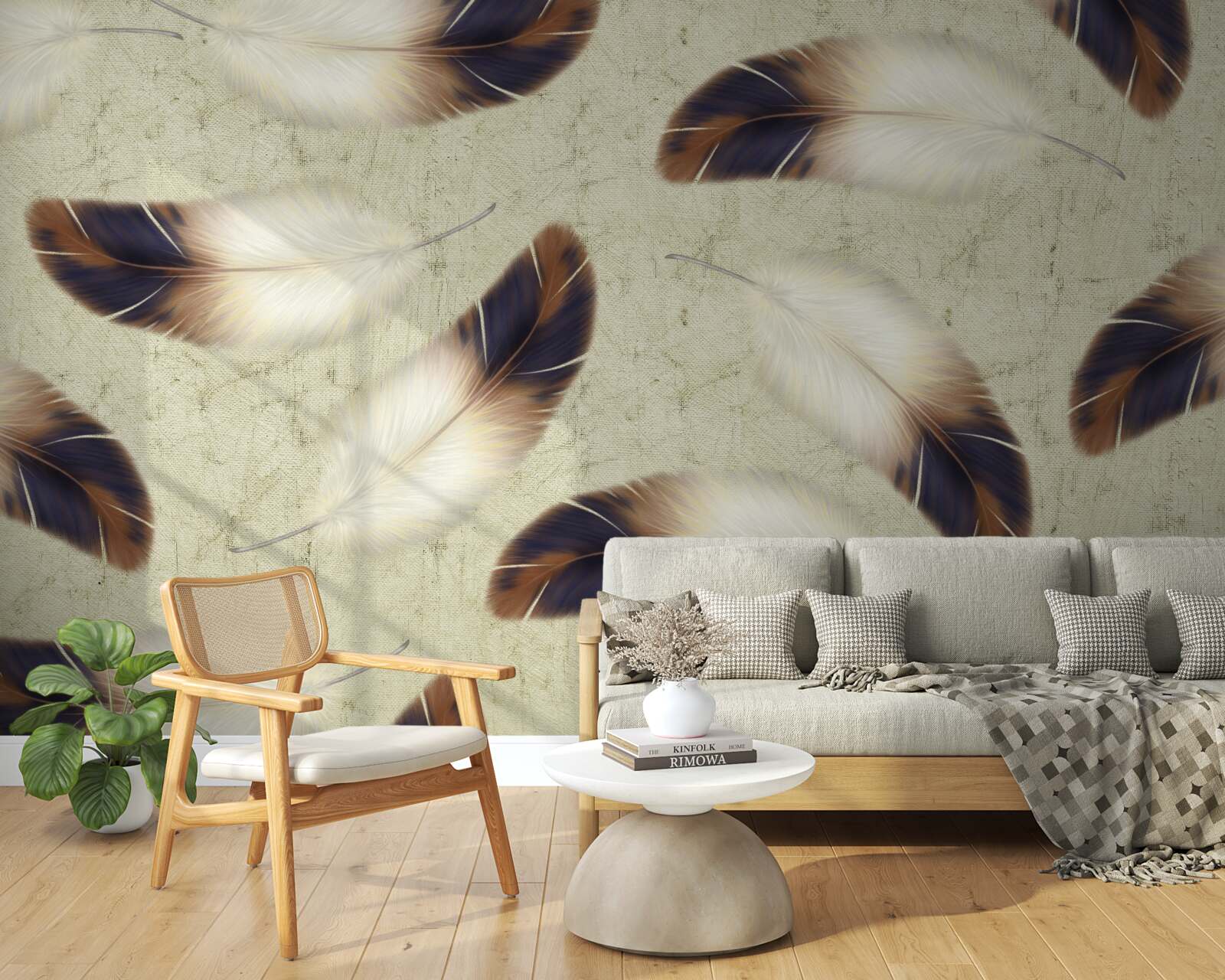 Fototapeta nádherné pozadie peria