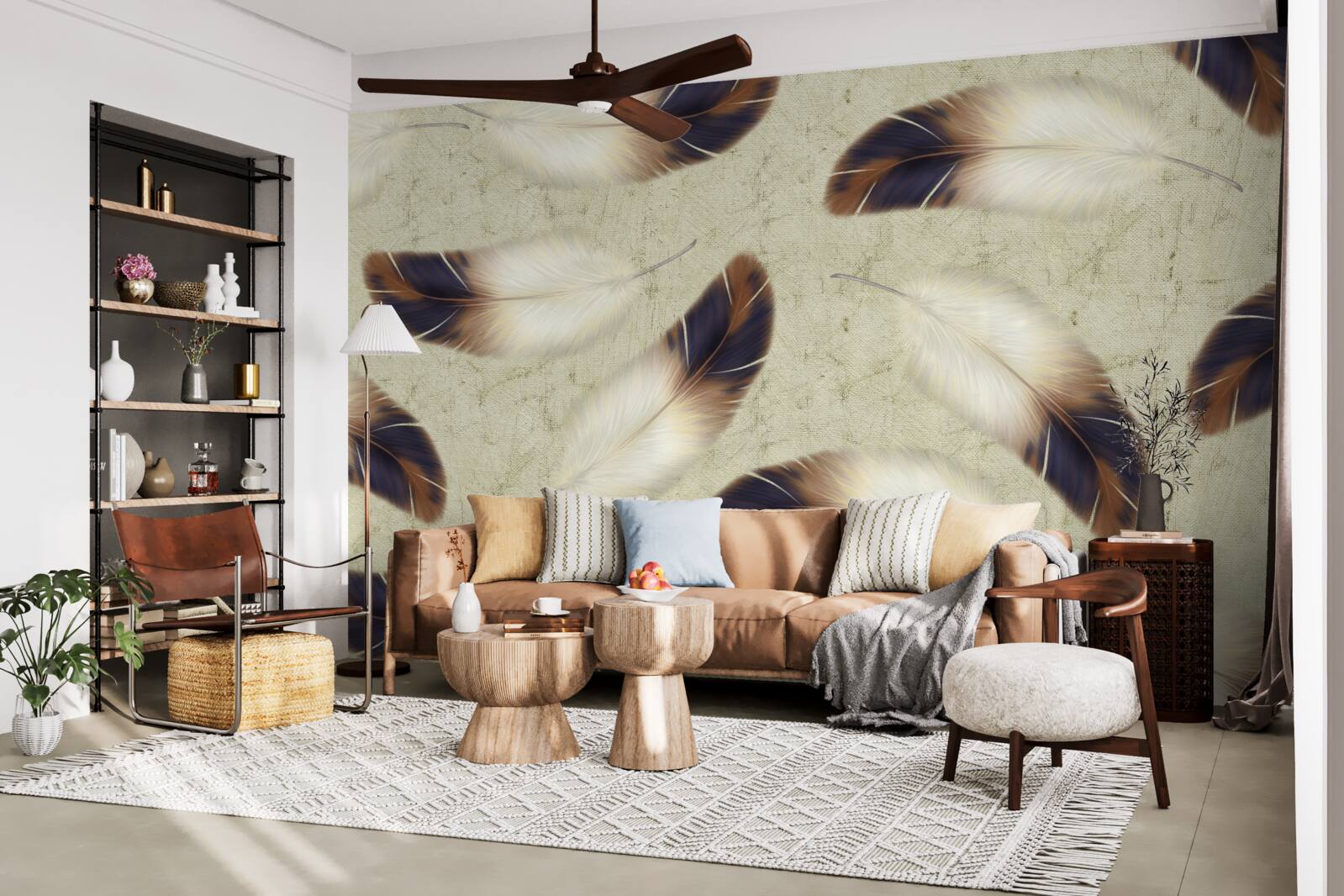 Fototapeta nádherné pozadie peria