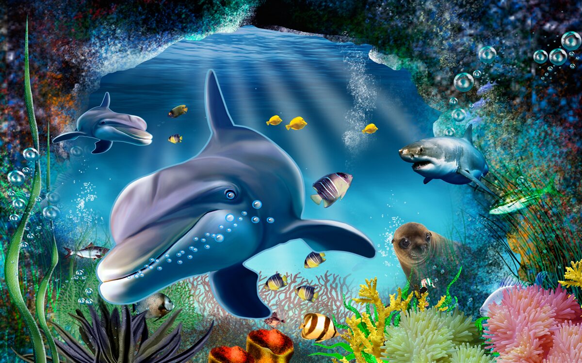 Fototapeta draví obyvatelia morských hlbín