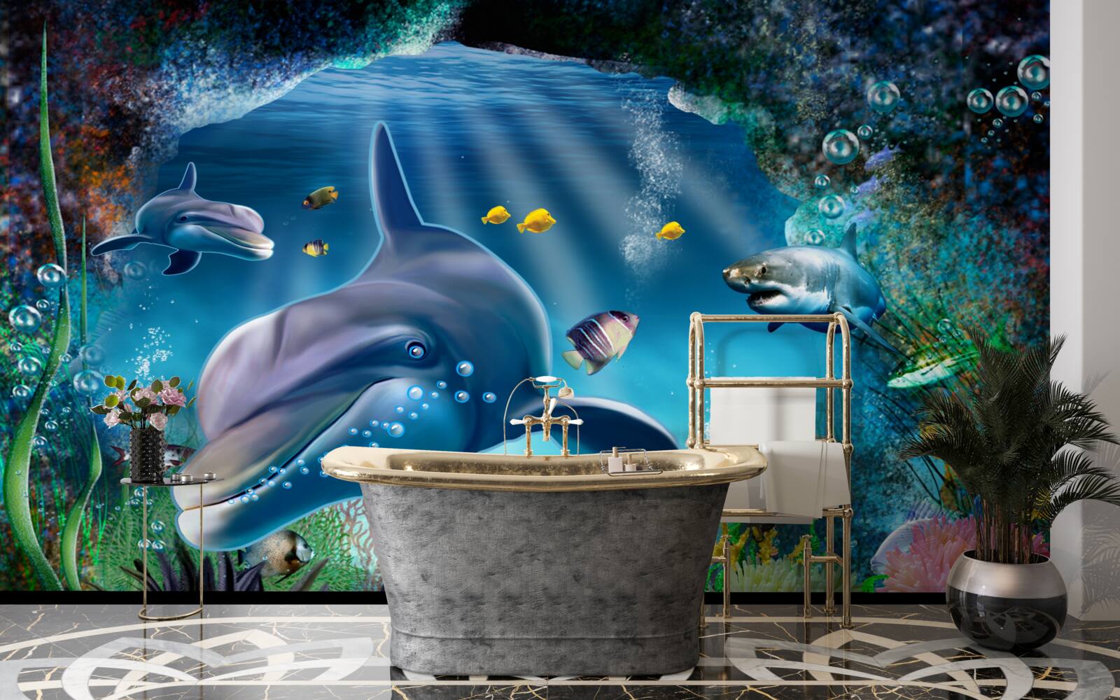 Fototapeta draví obyvatelia morských hlbín