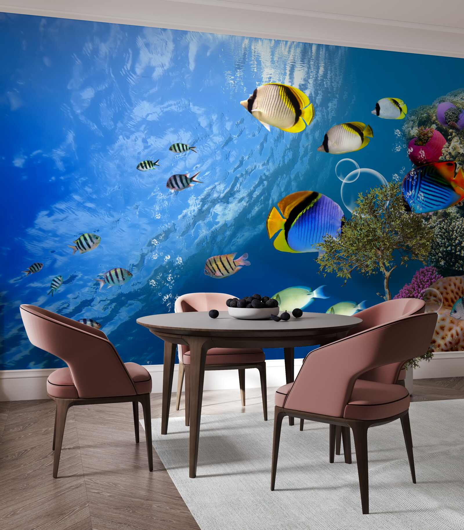 Fototapeta jasná ryba v pokojnej vode