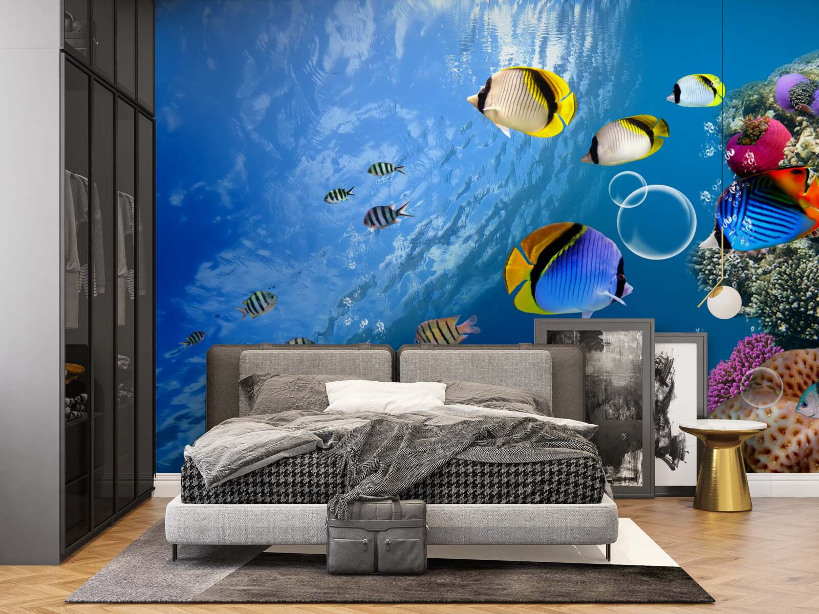 Fototapeta jasná ryba v pokojnej vode