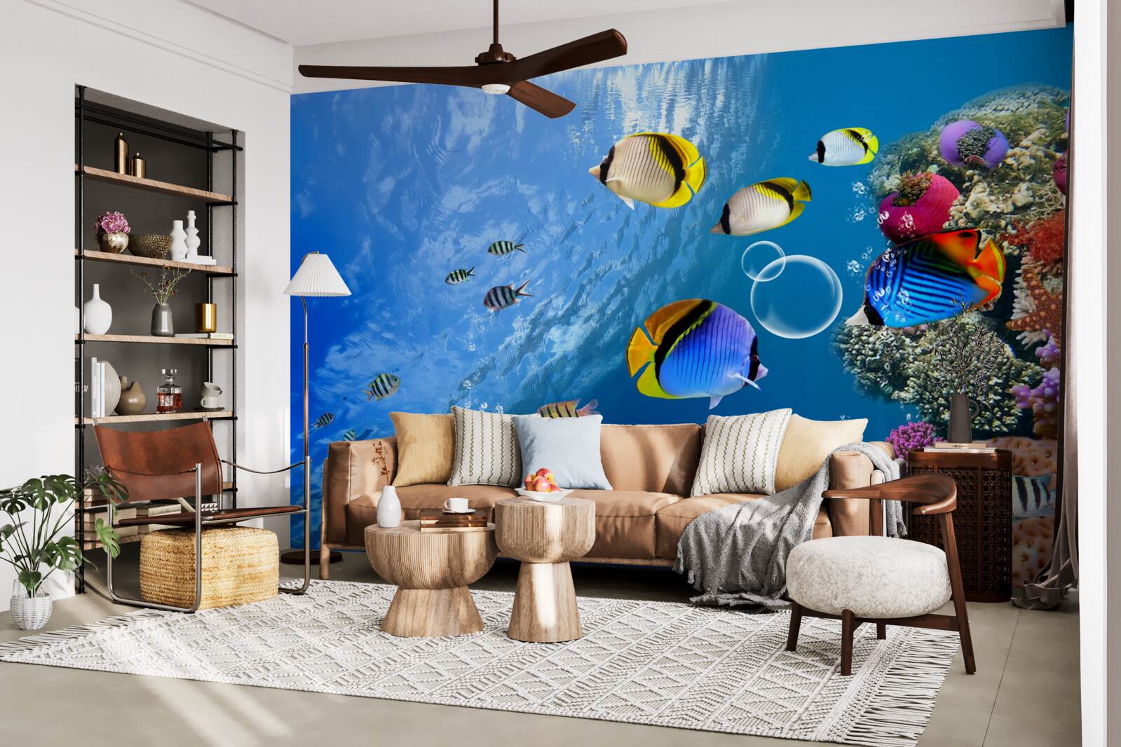 Fototapeta jasná ryba v pokojnej vode