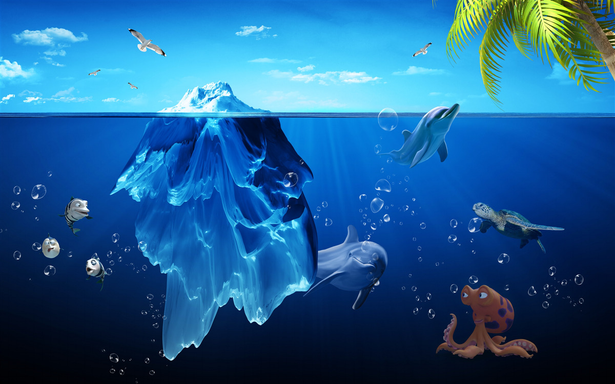 Fototapeta úžasné hlbiny oceánu