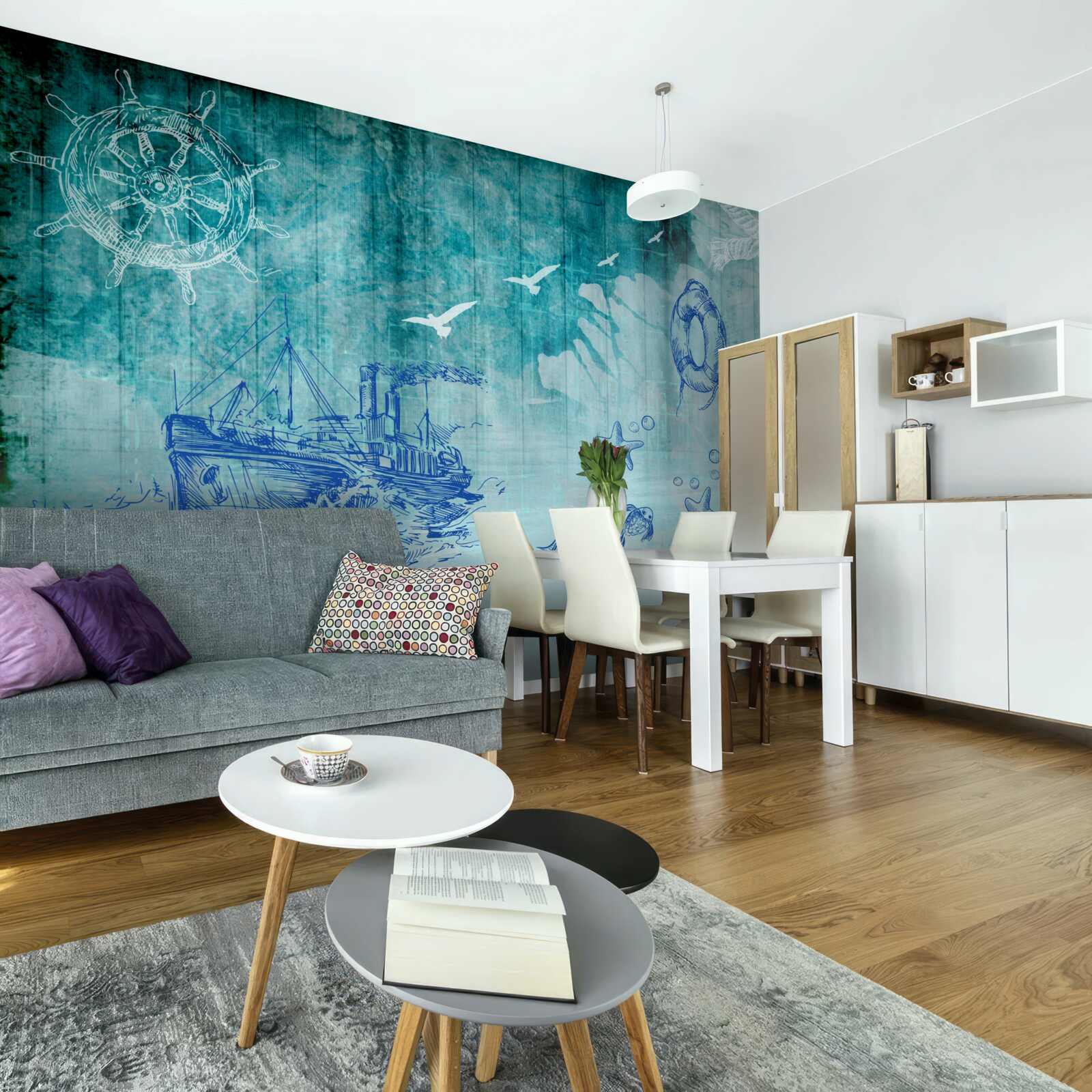 Fototapeta Život na lodi a v oceáne