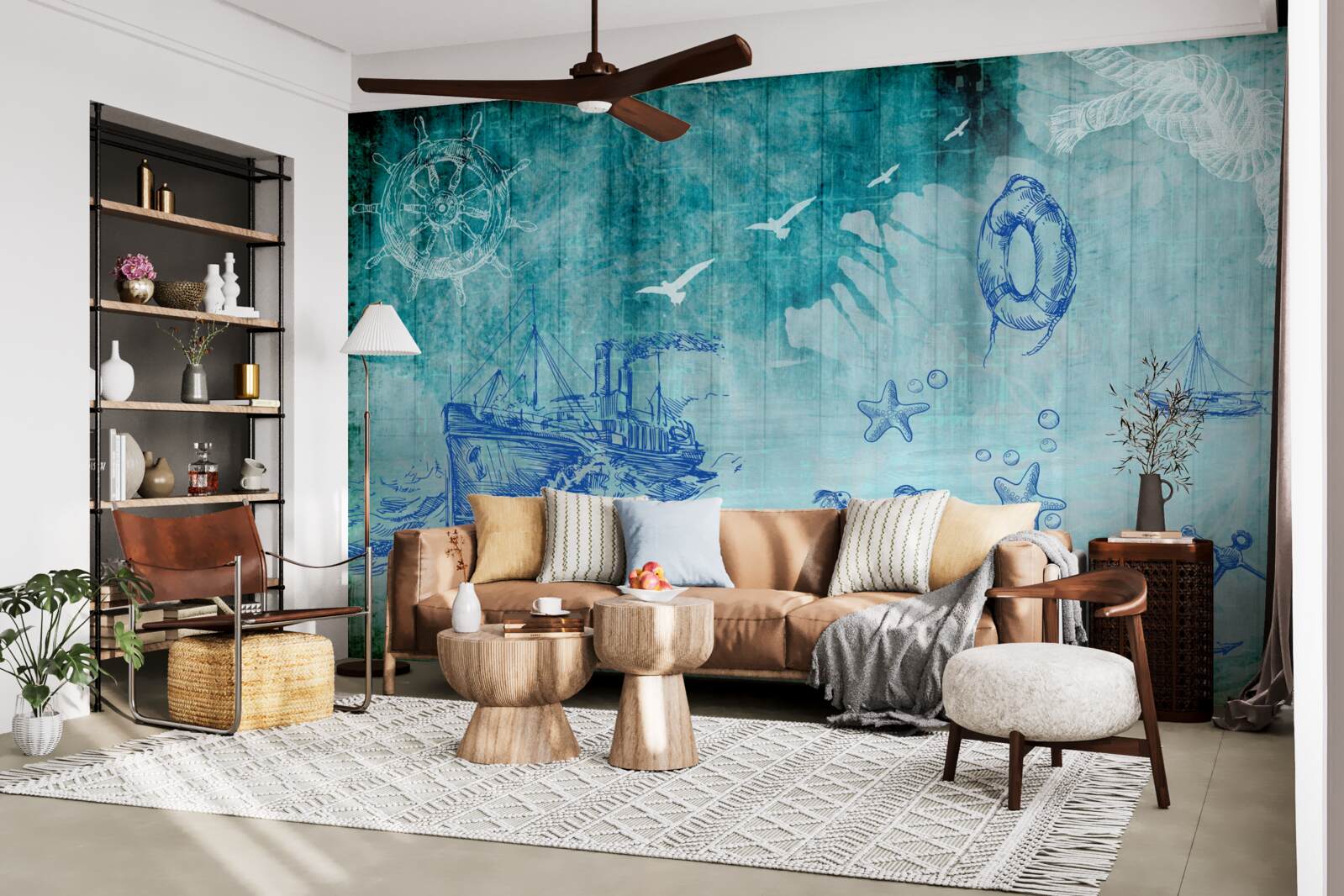 Fototapeta Život na lodi a v oceáne