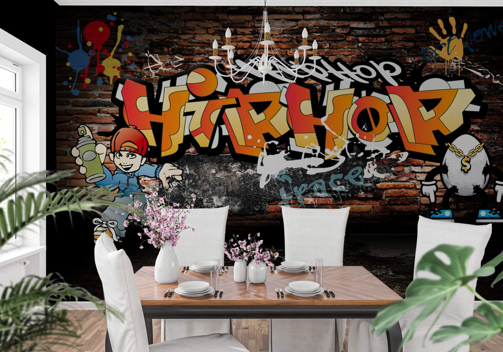 Fototapeta hip-hopové graffiti