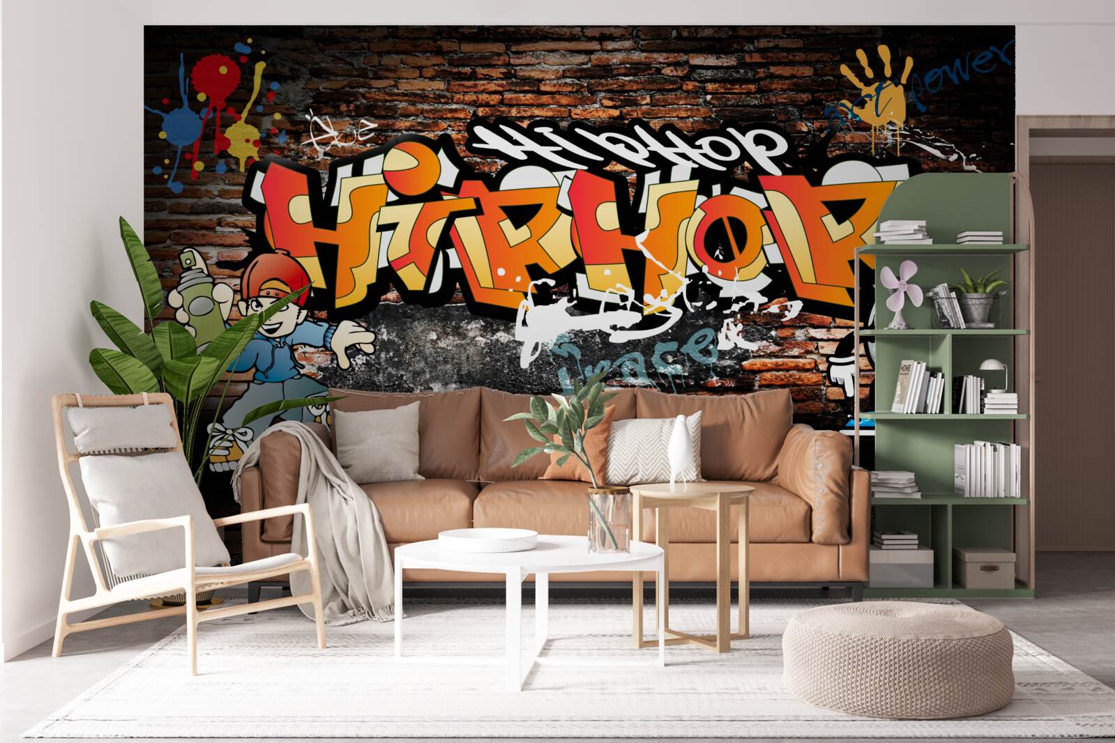 Fototapeta hip-hopové graffiti