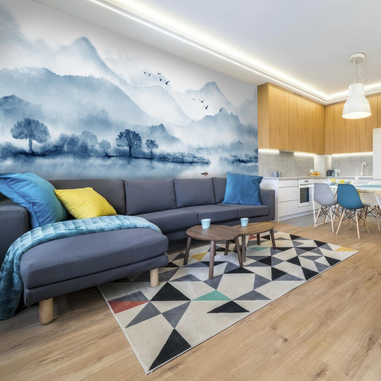 Fototapeta pokoj na horskom rybníku