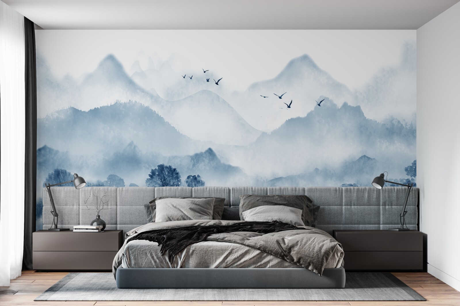 Fototapeta pokoj na horskom rybníku