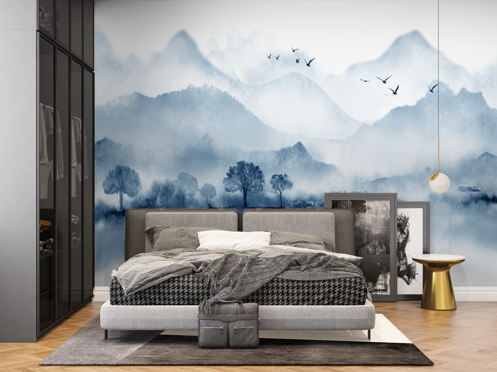 Fototapeta pokoj na horskom rybníku