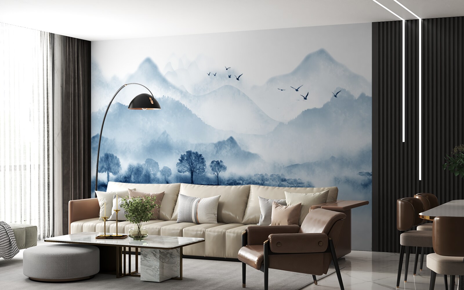 Fototapeta pokoj na horskom rybníku