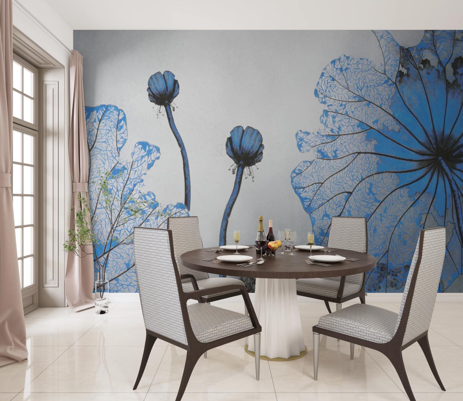 Fototapeta podrobný prehľad exotických kvetov