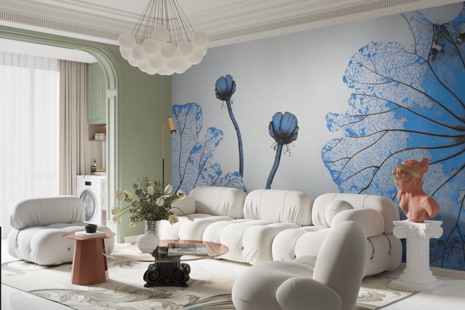 Fototapeta podrobný prehľad exotických kvetov