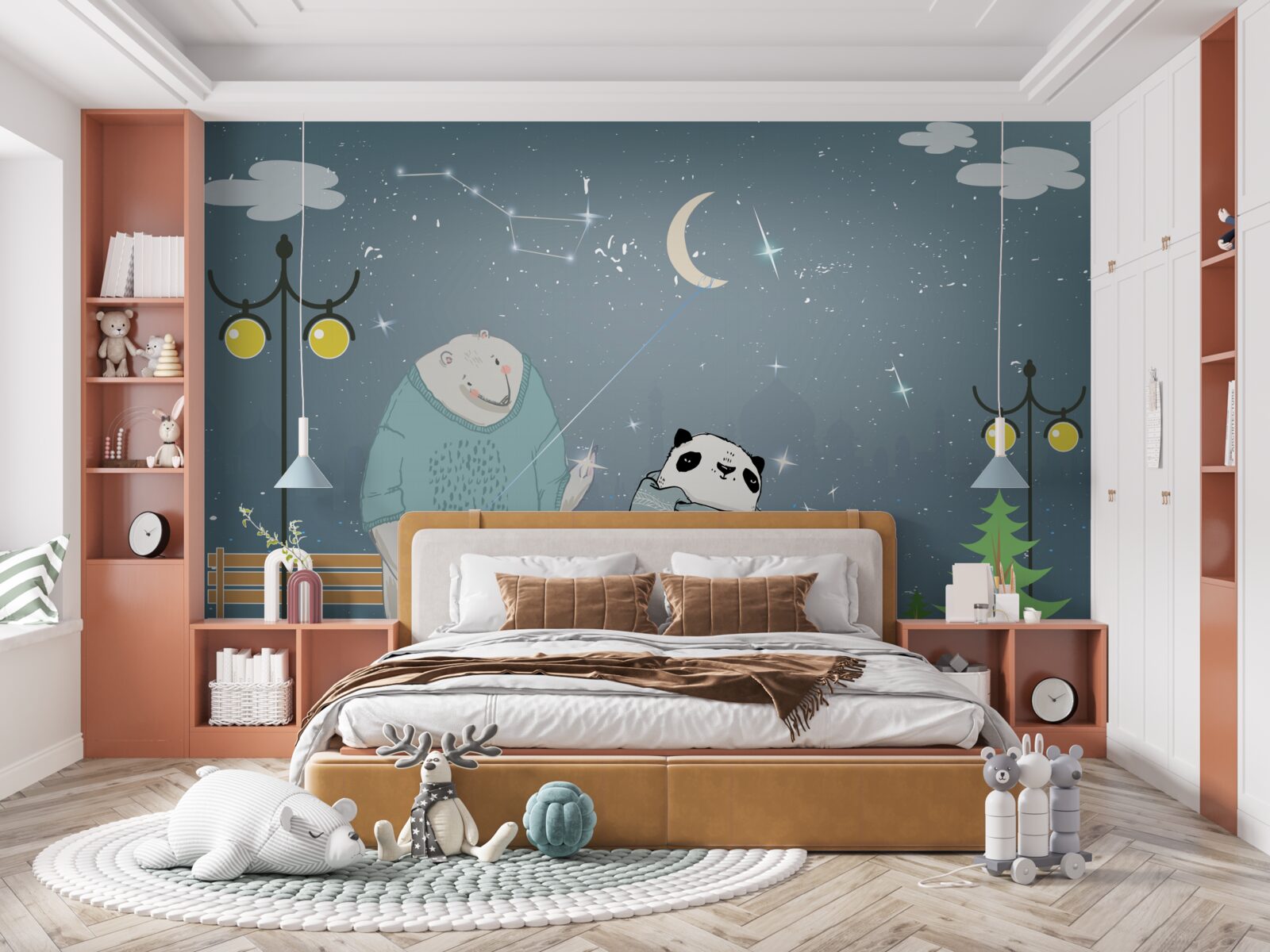 Fototapeta večerná prechádzka okolo miškina