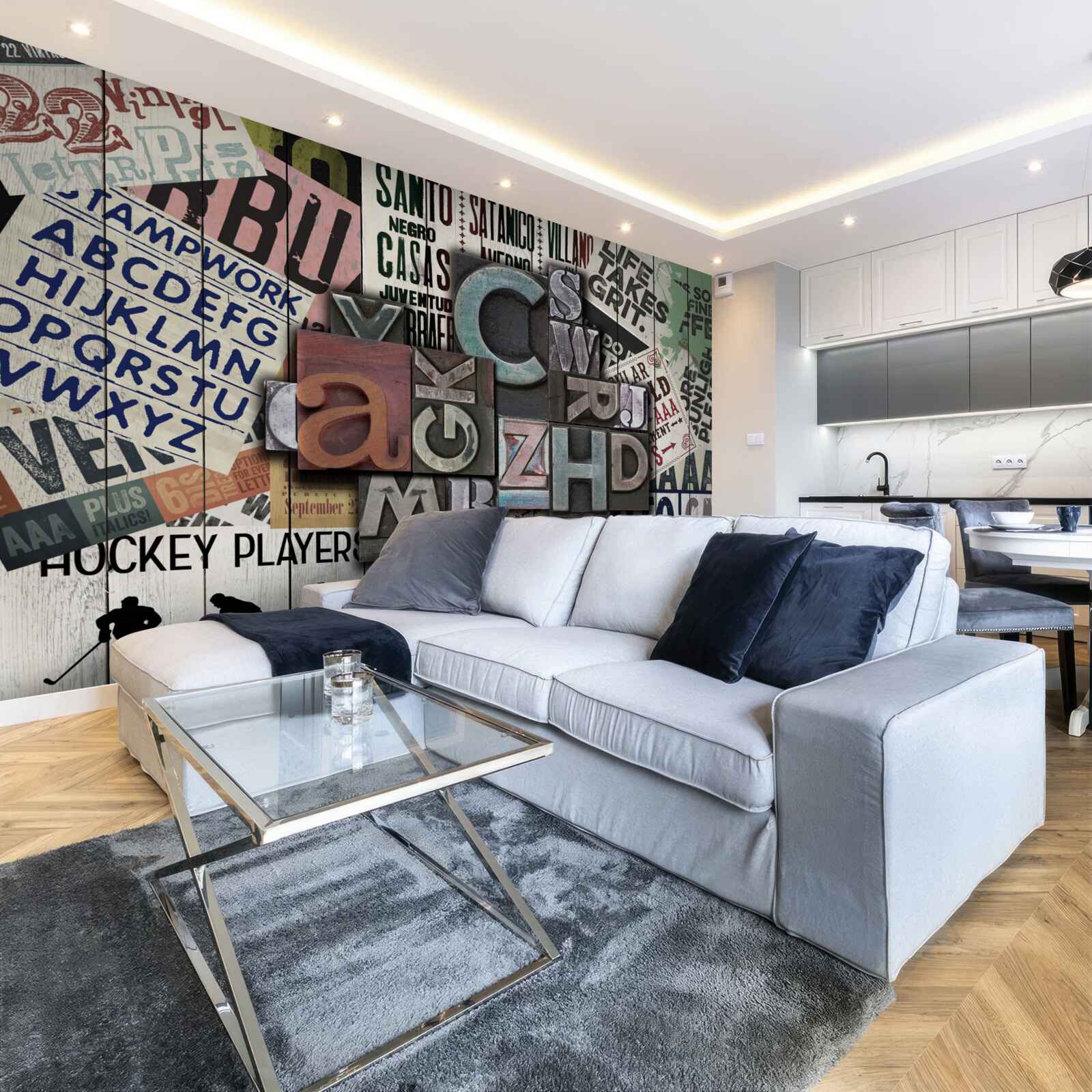 Fototapeta nápisy rôznych foriem