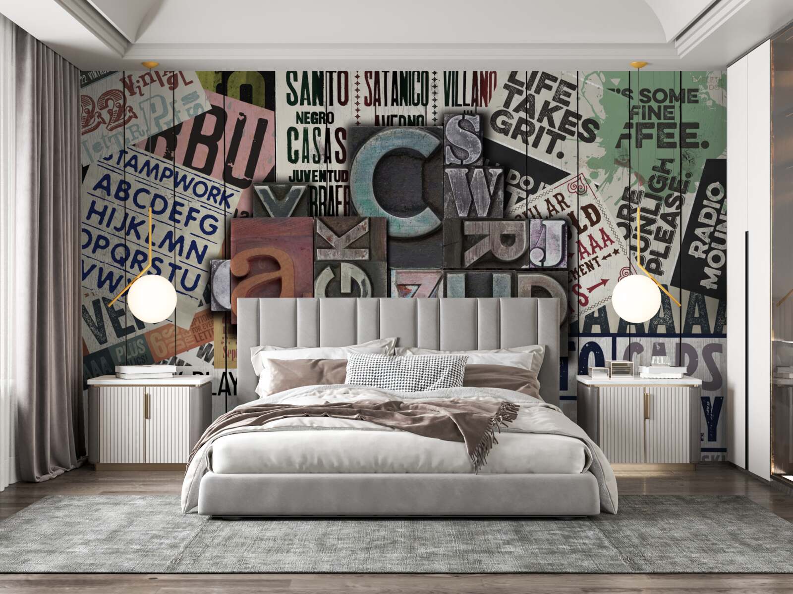 Fototapeta nápisy rôznych foriem