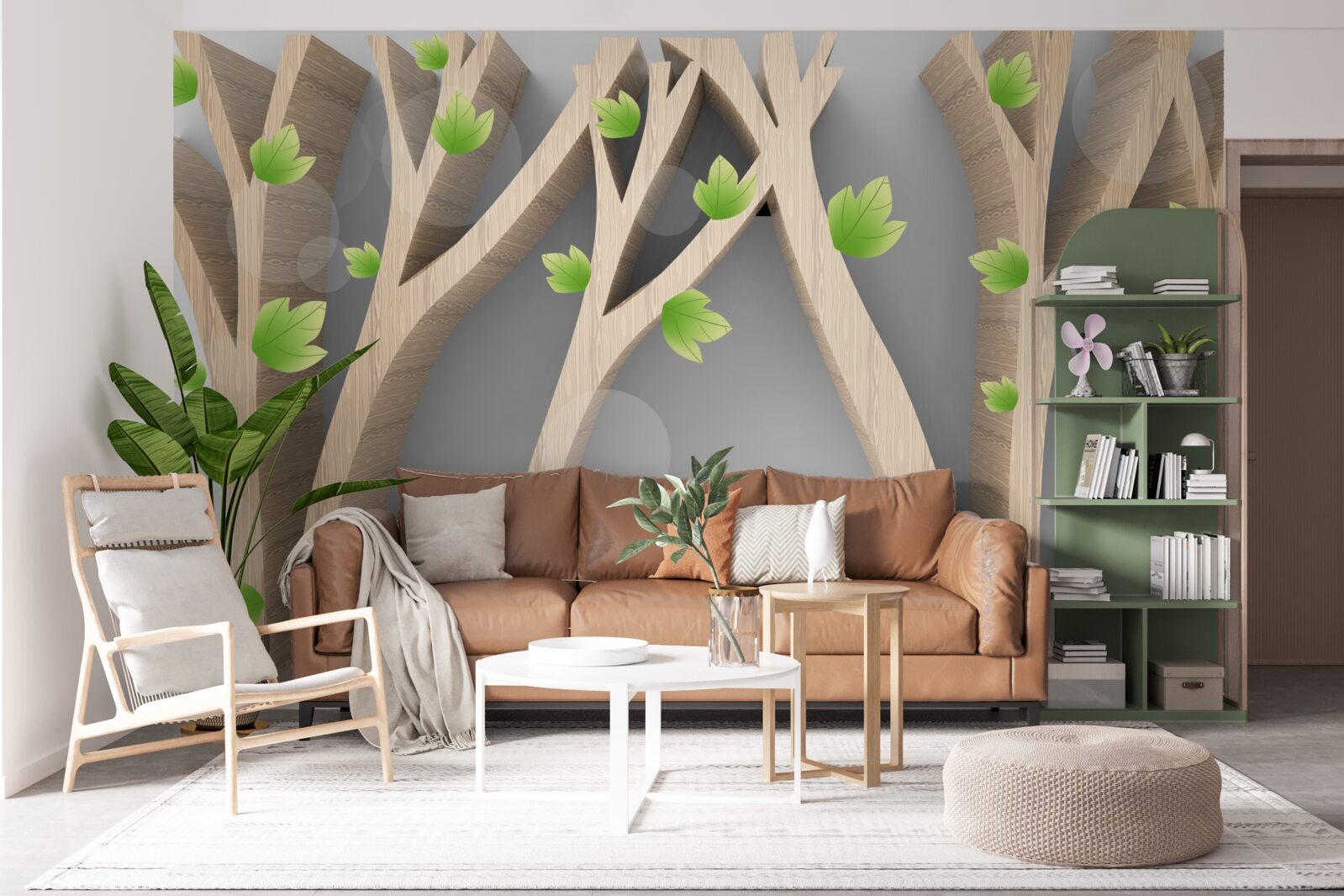 Fototapeta abstraktný listnatý les