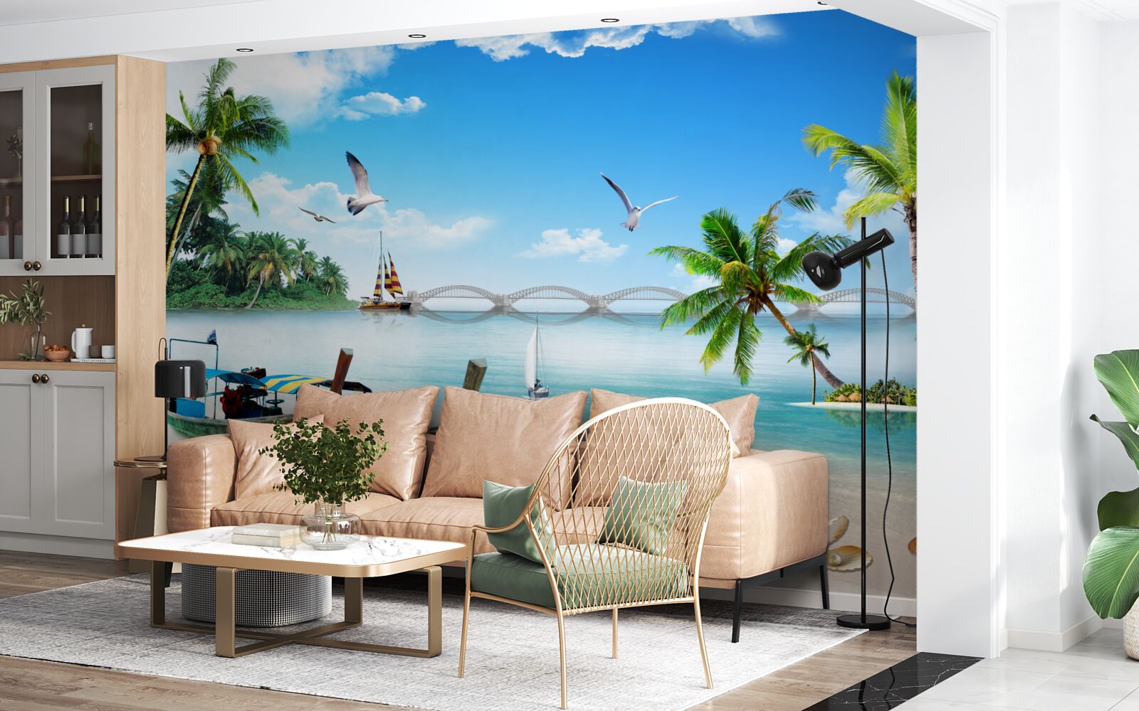 Fototapeta útočisko na opustenom ostrove