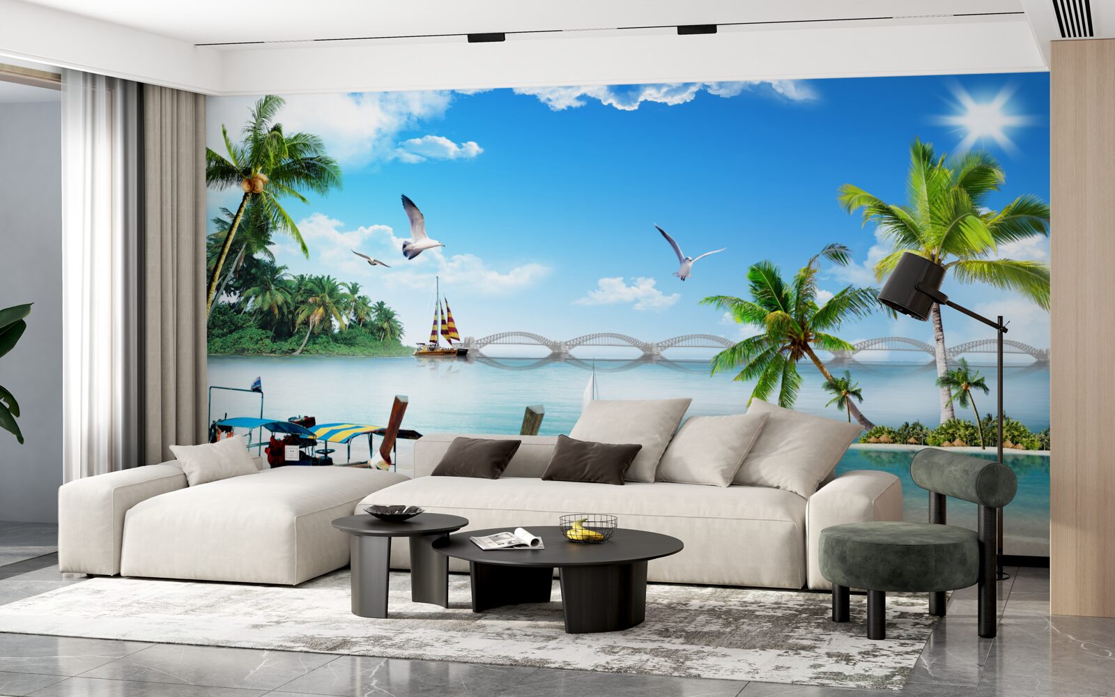 Fototapeta útočisko na opustenom ostrove