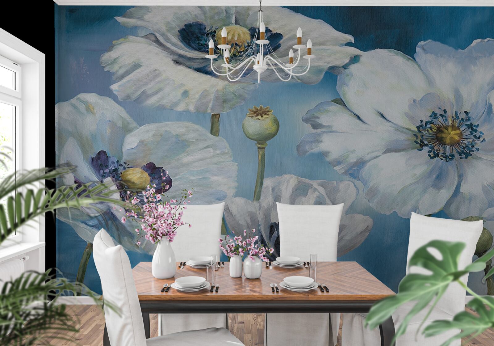 Fototapeta obrovské biele maky