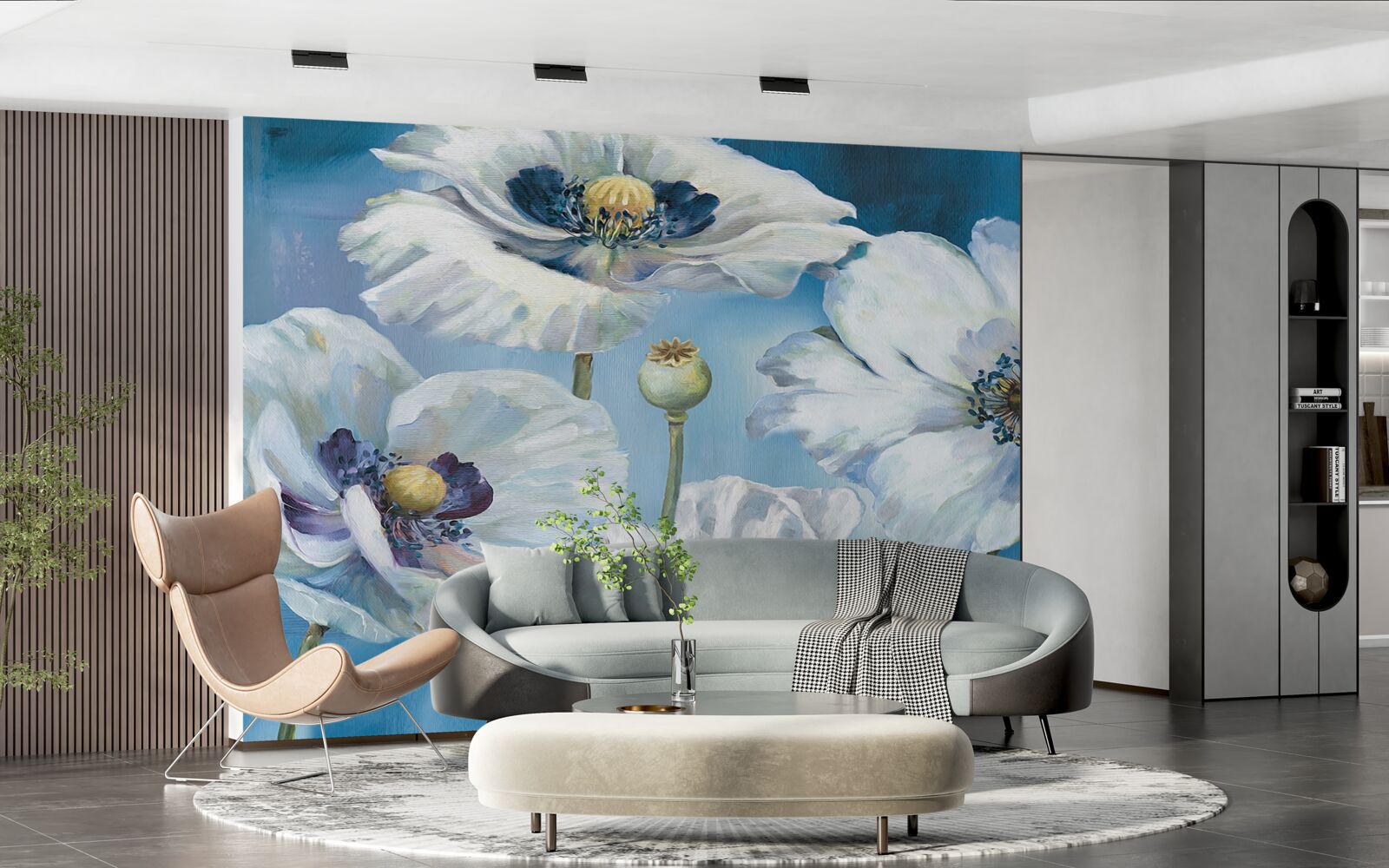 Fototapeta obrovské biele maky