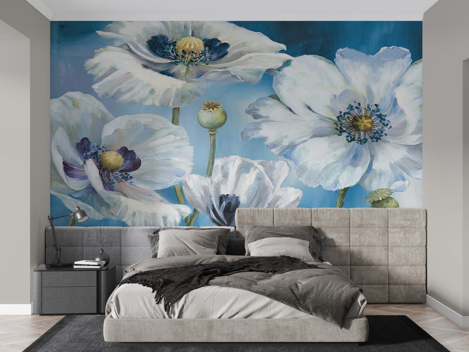 Fototapeta obrovské biele maky