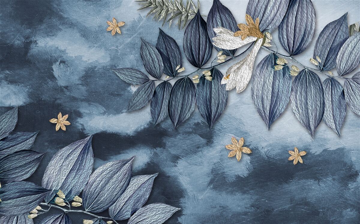 Fototapeta noc s mrakmi v tropickom lese