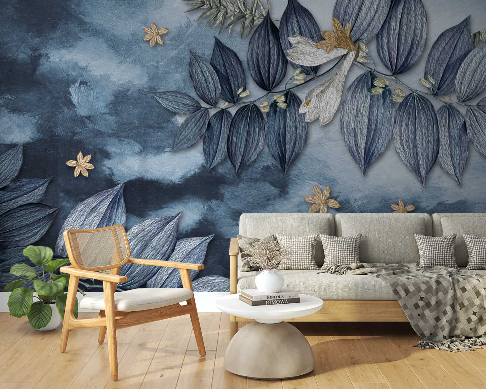 Fototapeta noc s mrakmi v tropickom lese