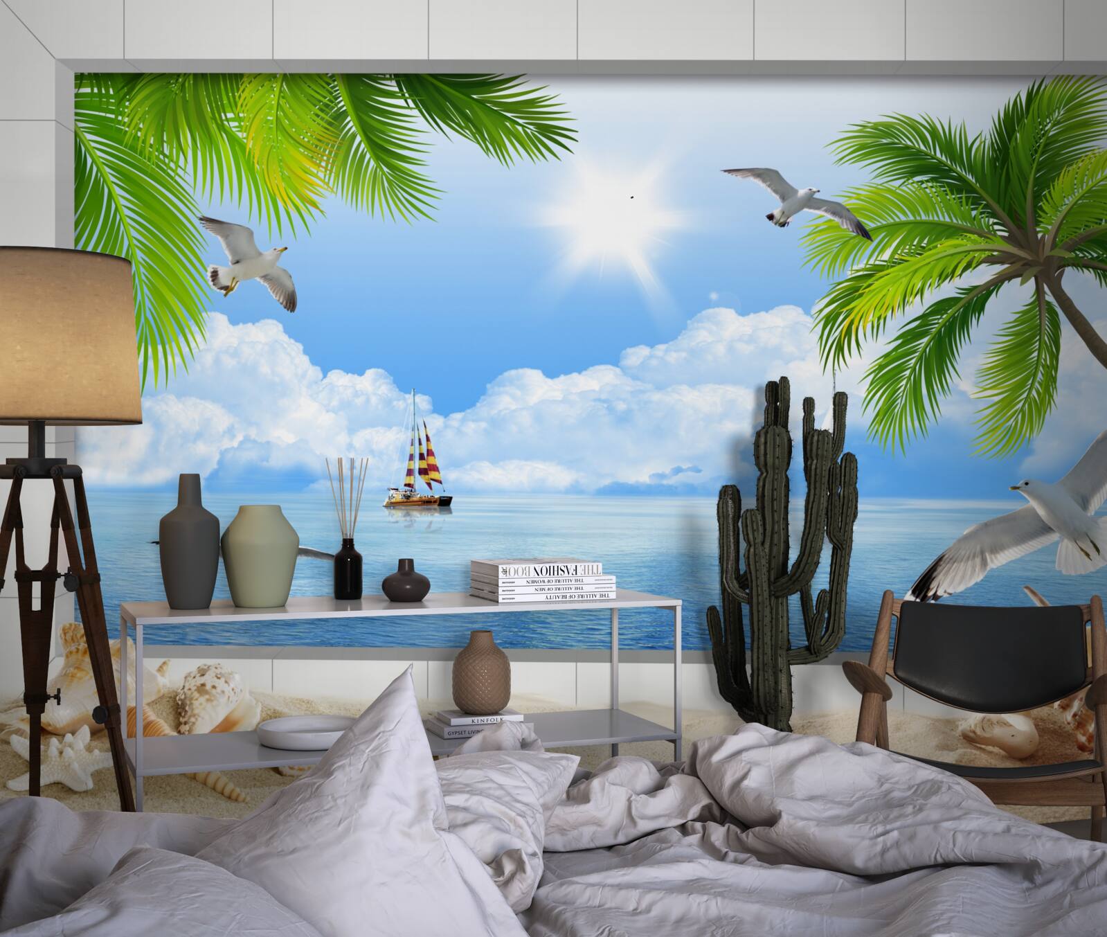 Fototapeta lode na pokojnom mori