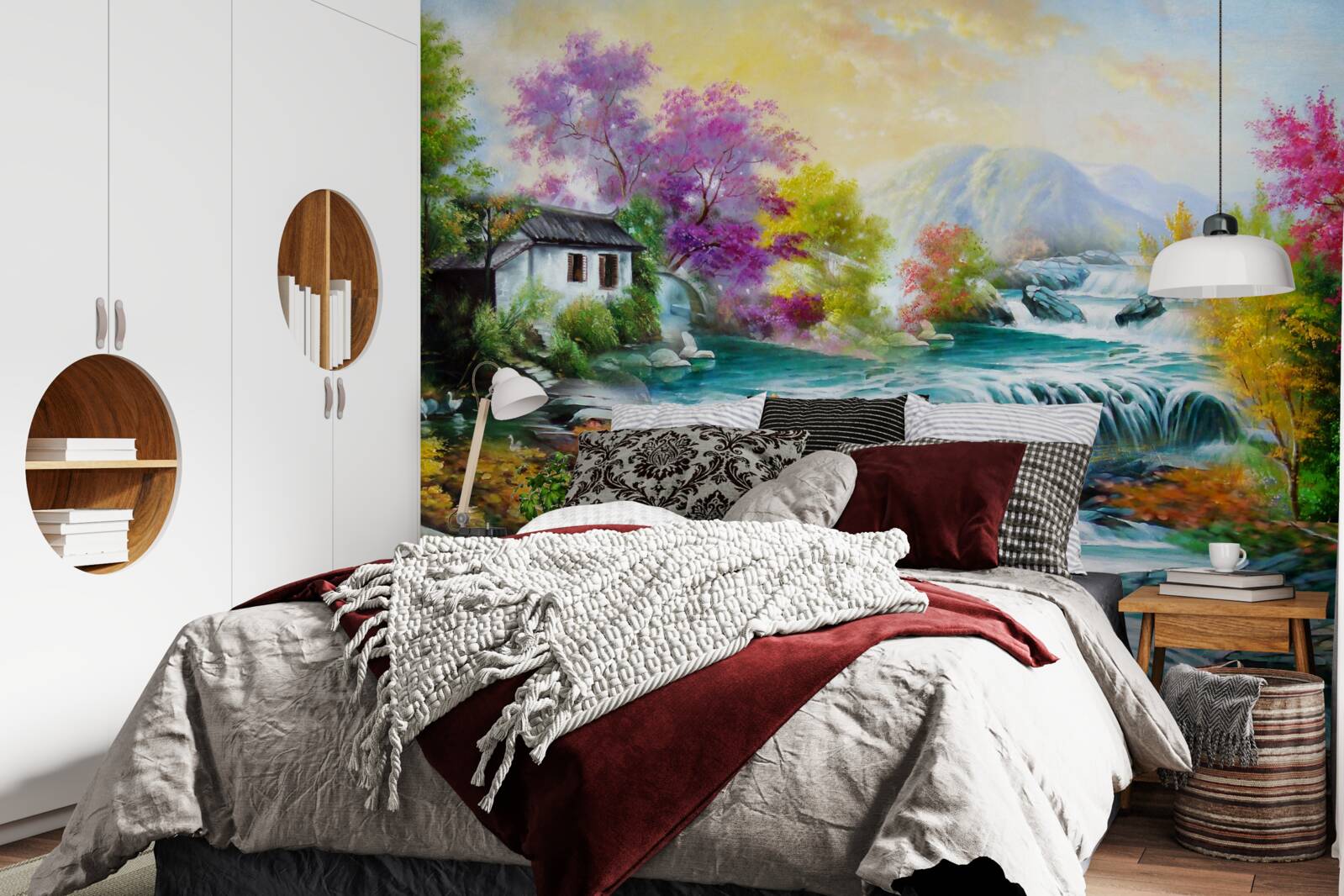 Fototapeta na jeseň v dome hrmí vodopád