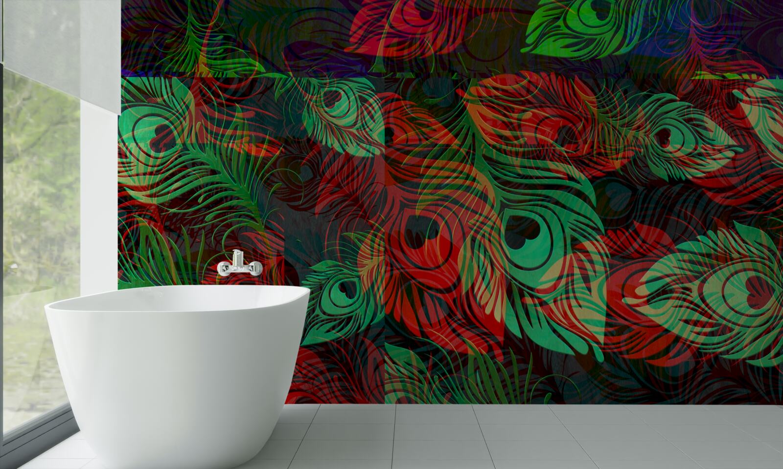 Fototapeta zlaté pierka neuveriteľnej krásy