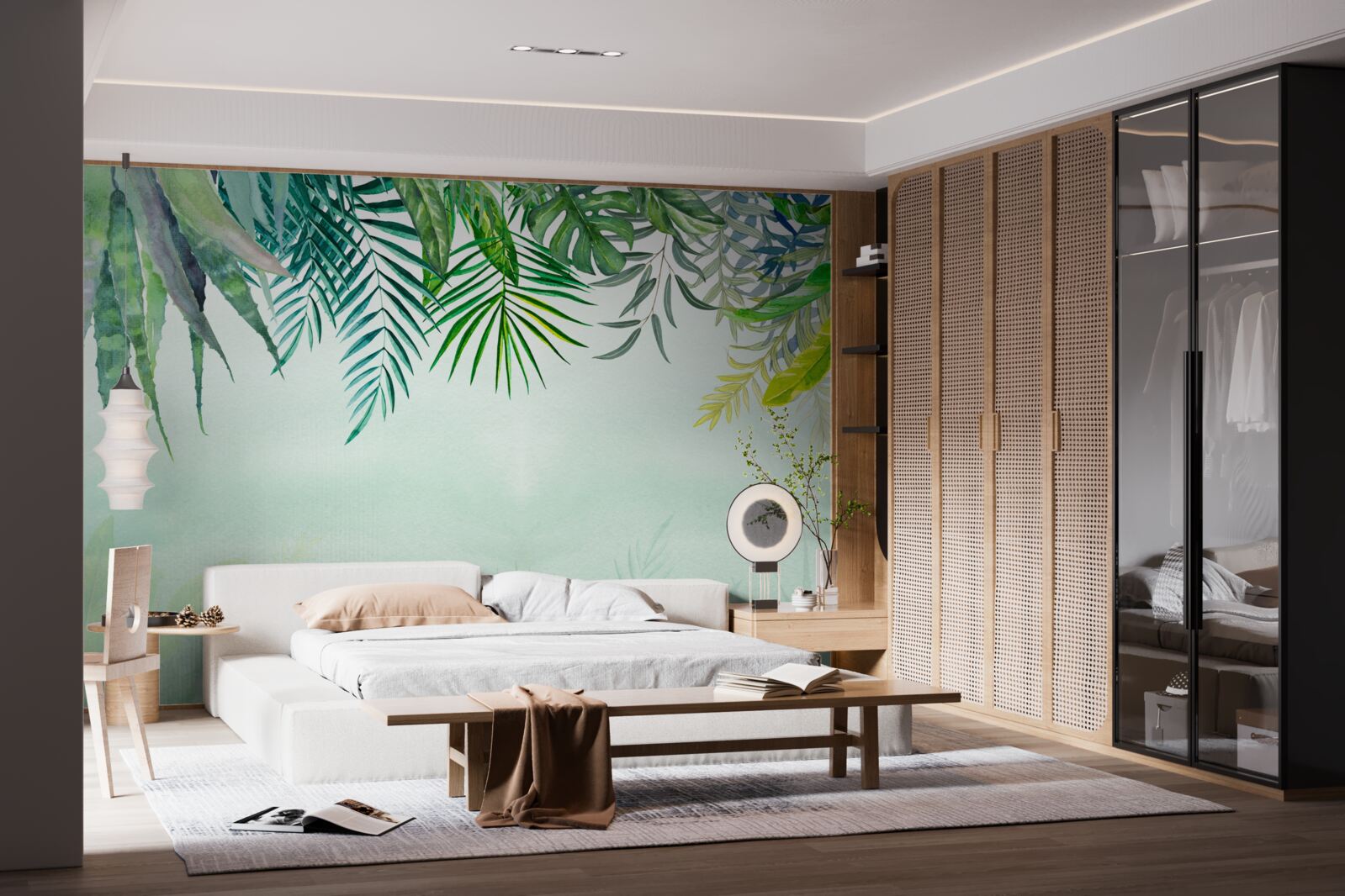 Fototapeta ranná hmla v tropickej zeleni