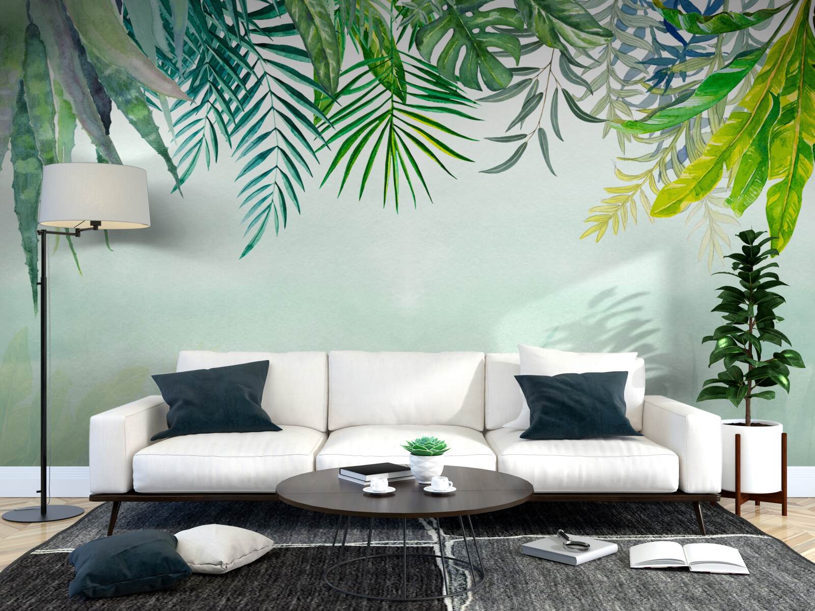 Fototapeta ranná hmla v tropickej zeleni