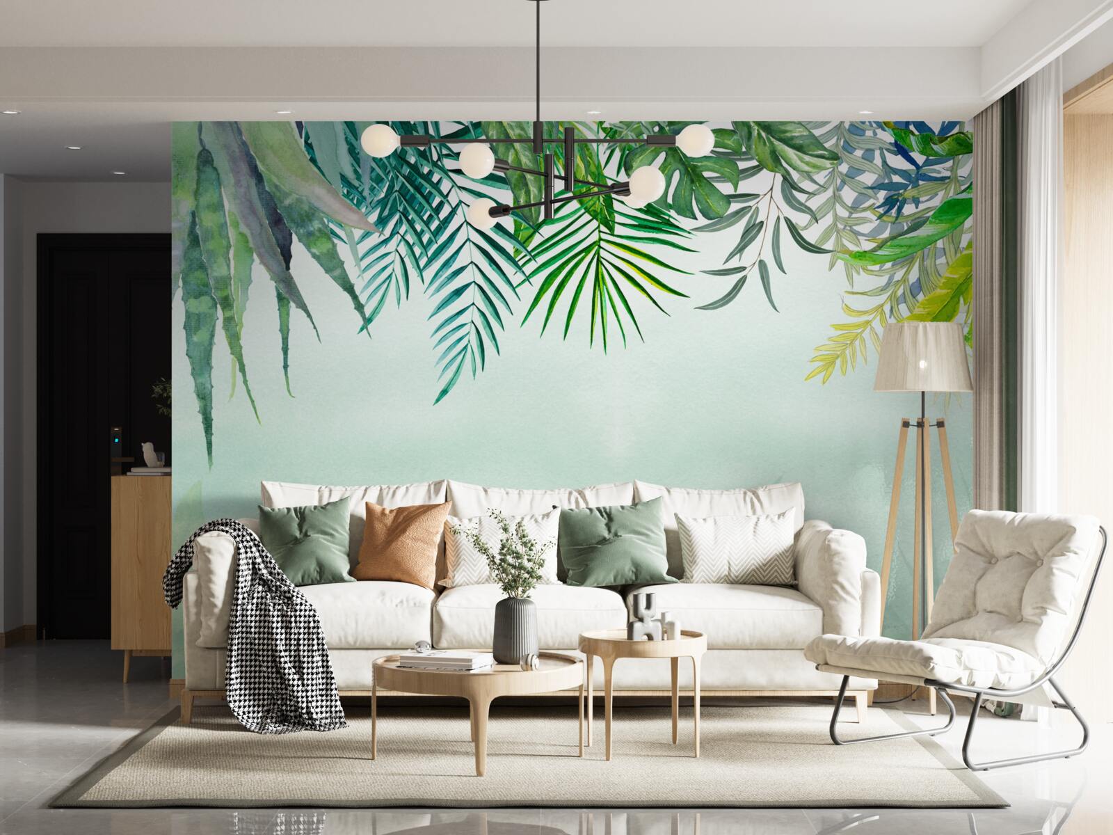 Fototapeta ranná hmla v tropickej zeleni