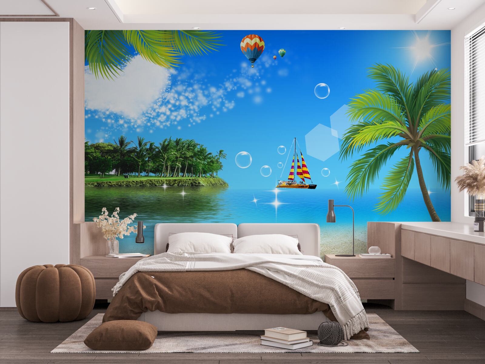 Fototapeta výhľad na more a pobrežie