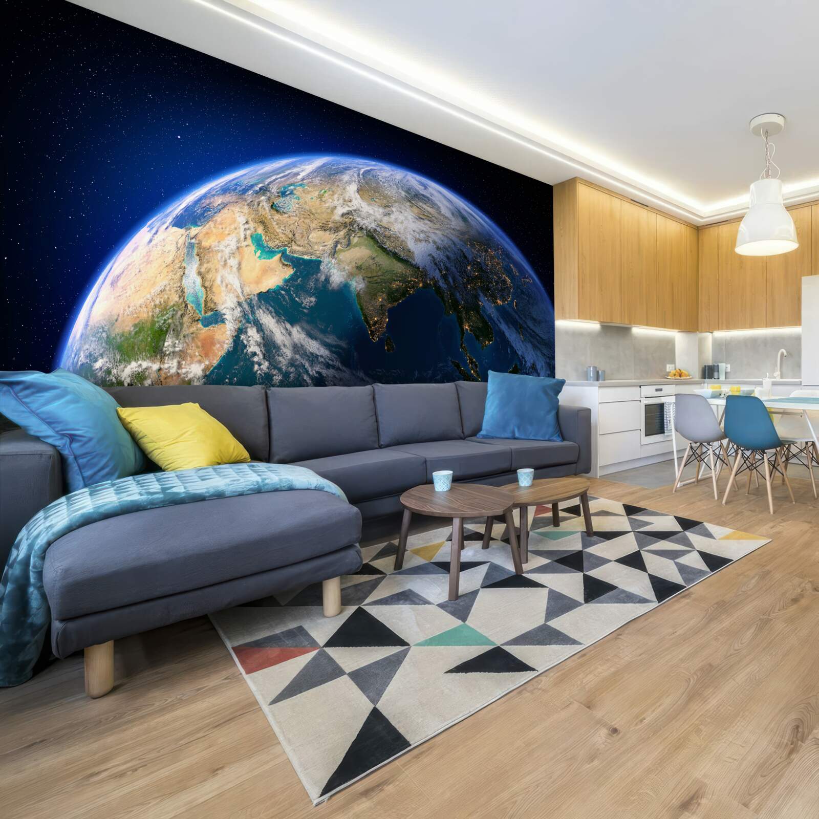 Fototapeta pohľad na Zem z vesmíru