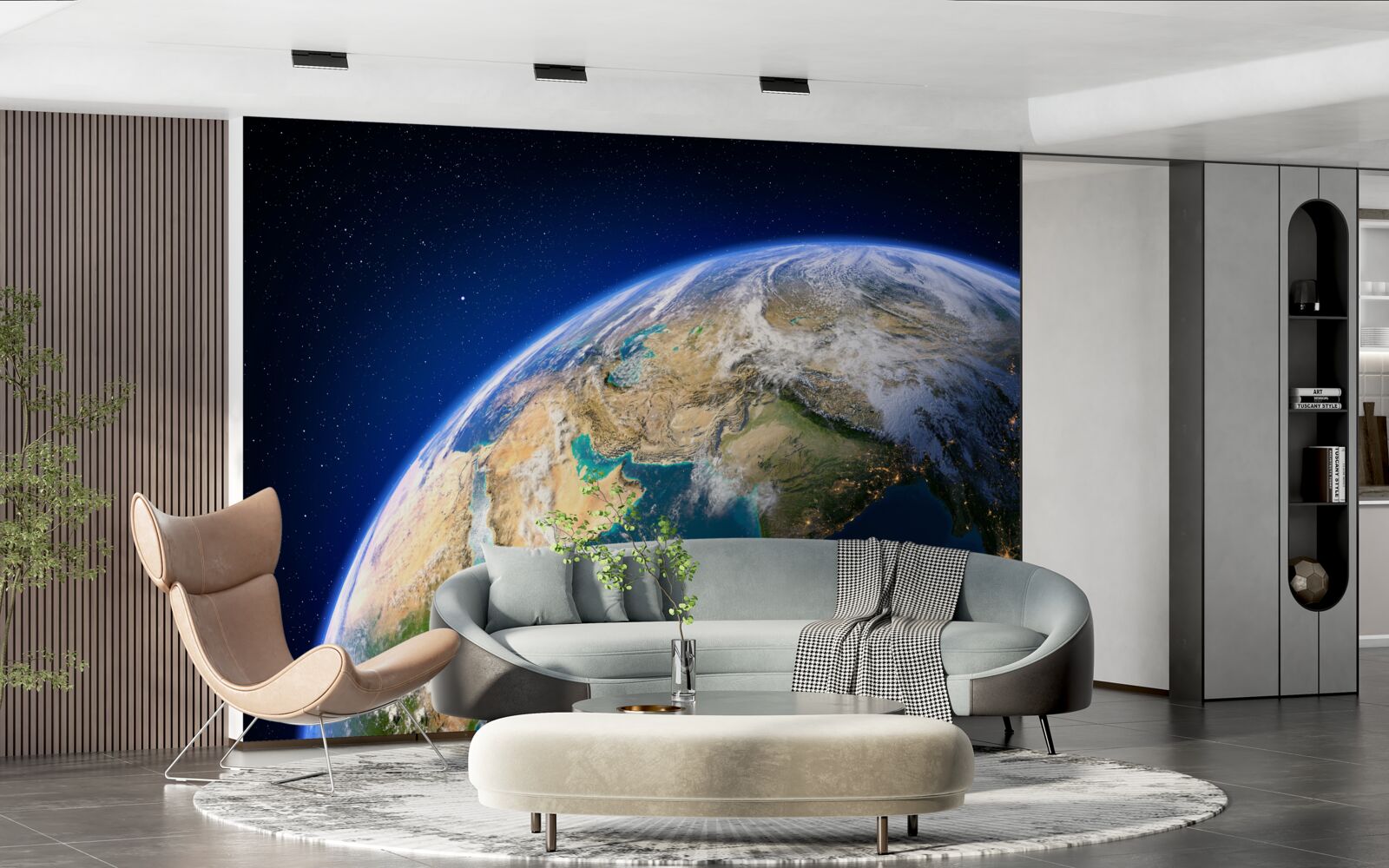 Fototapeta pohľad na Zem z vesmíru