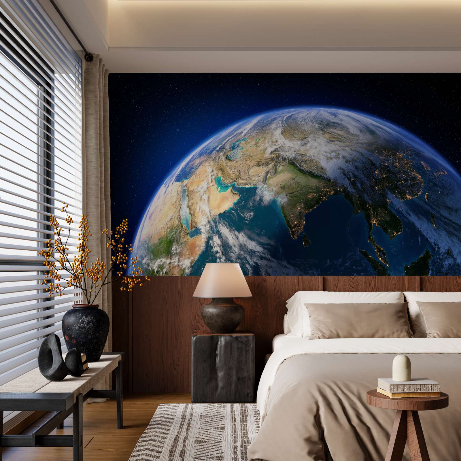 Fototapeta pohľad na Zem z vesmíru