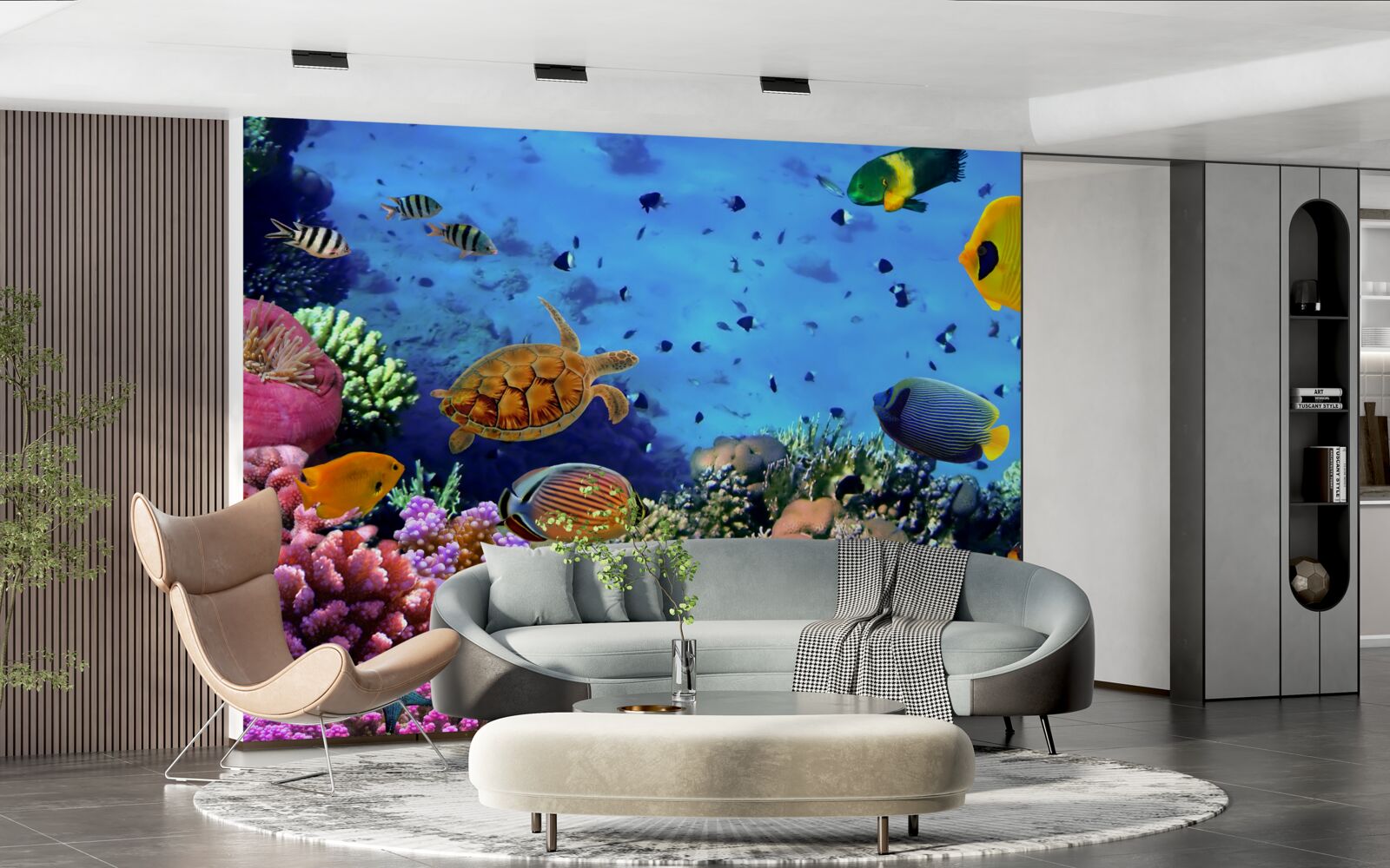 Fototapeta hlbiny mora sú plné podmorského života