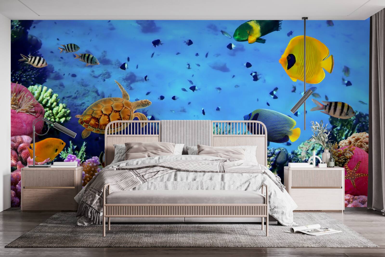 Fototapeta hlbiny mora sú plné podmorského života