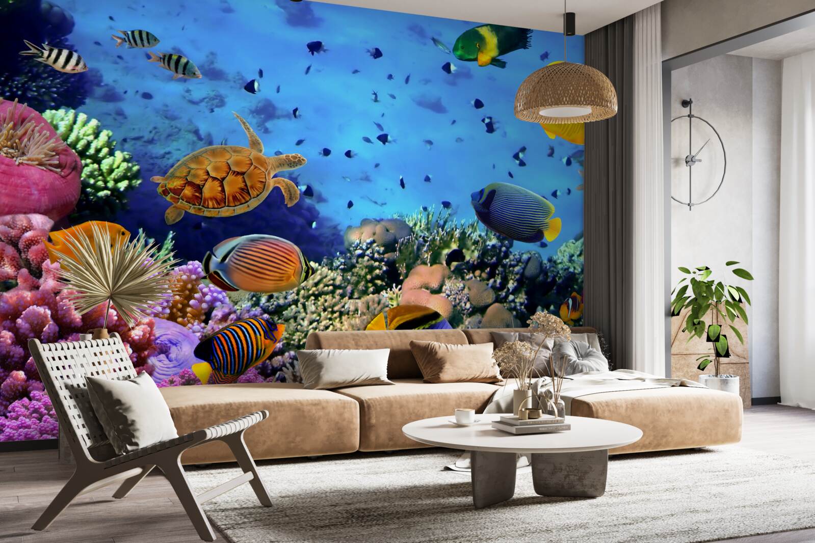 Fototapeta hlbiny mora sú plné podmorského života