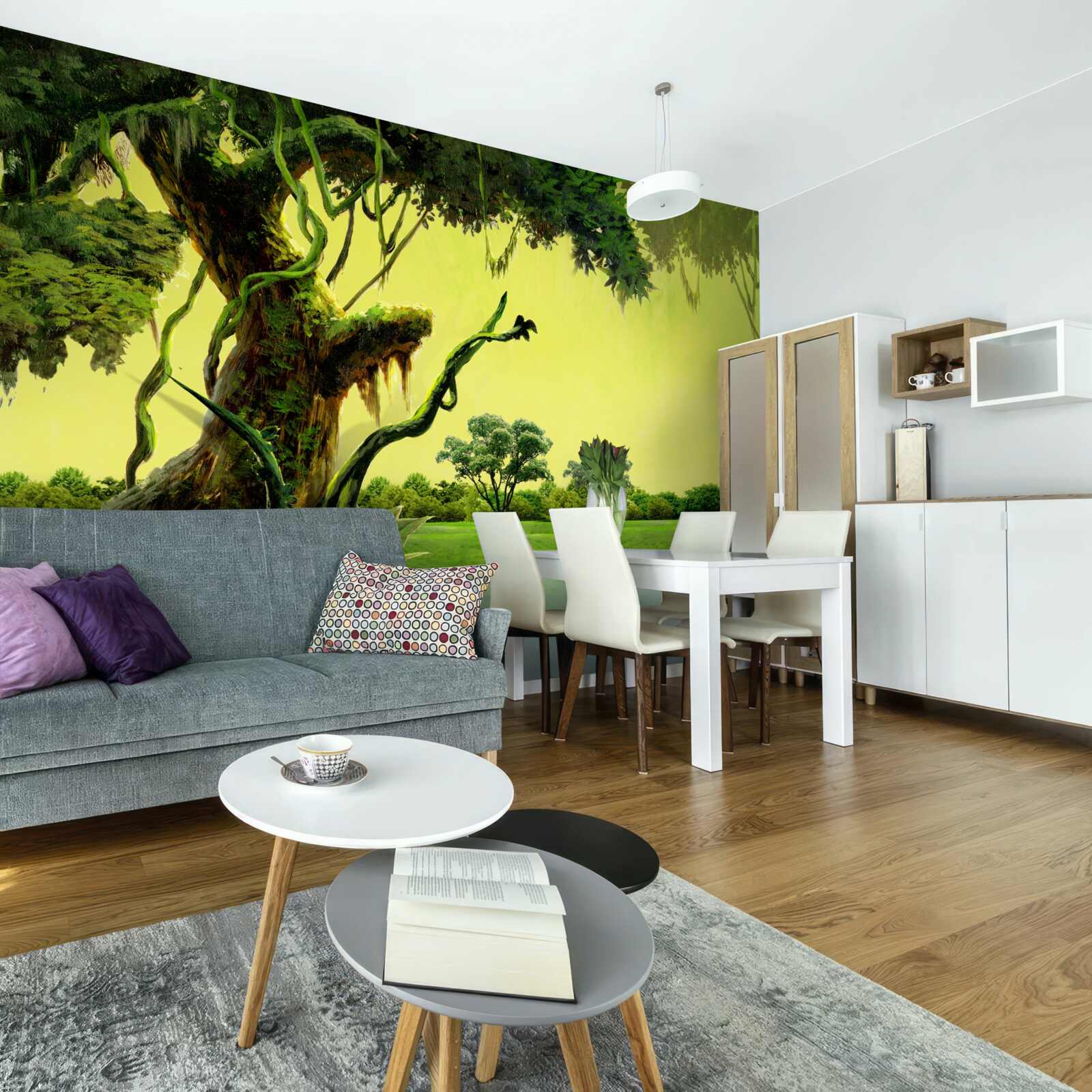 Fototapeta úchvatný zelený les