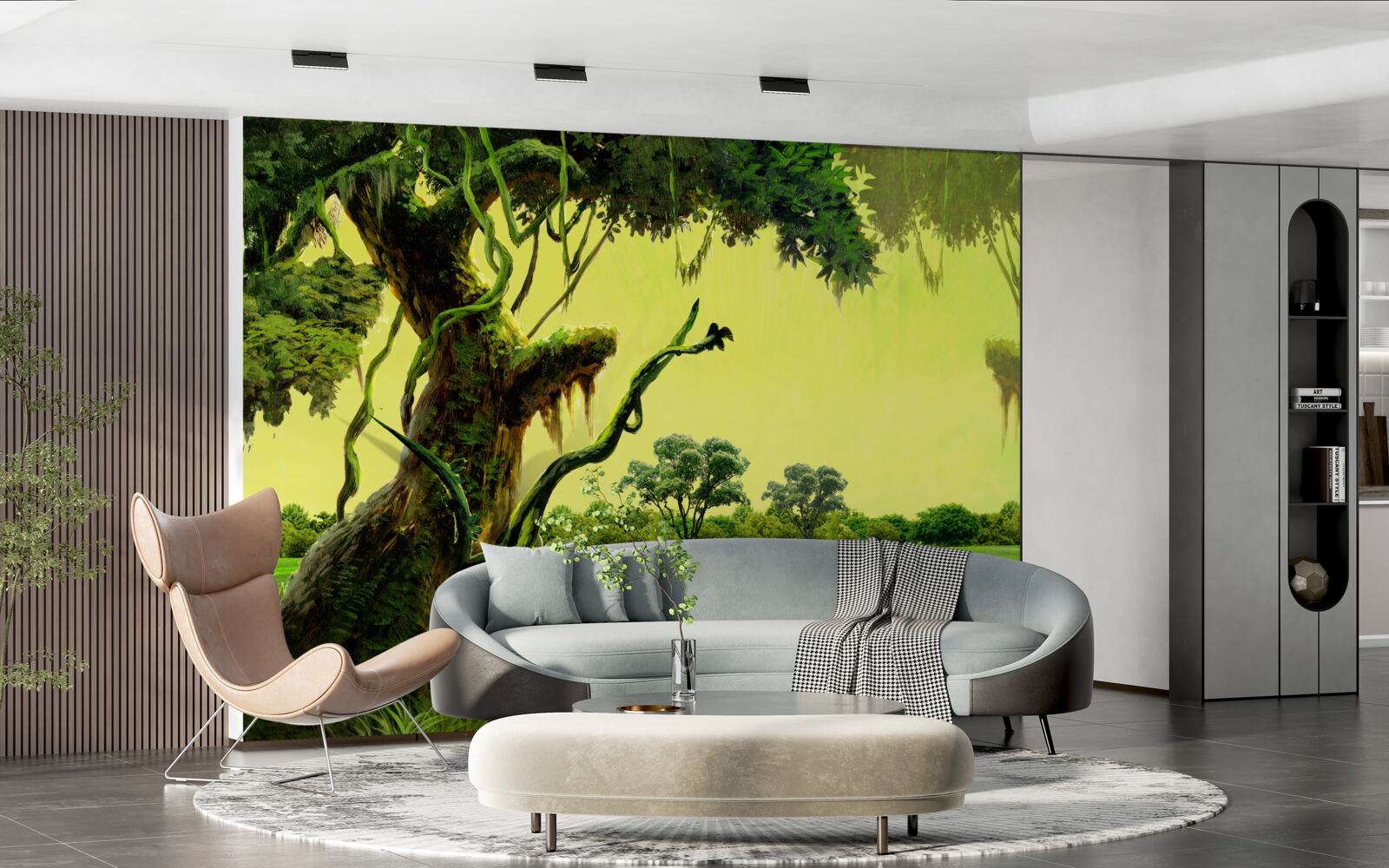 Fototapeta úchvatný zelený les