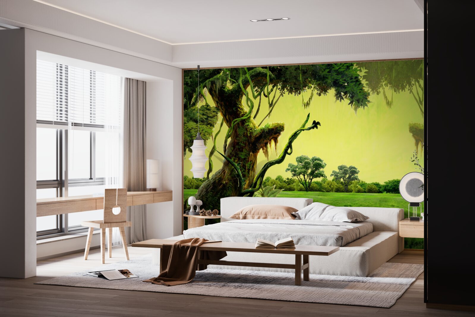 Fototapeta úchvatný zelený les