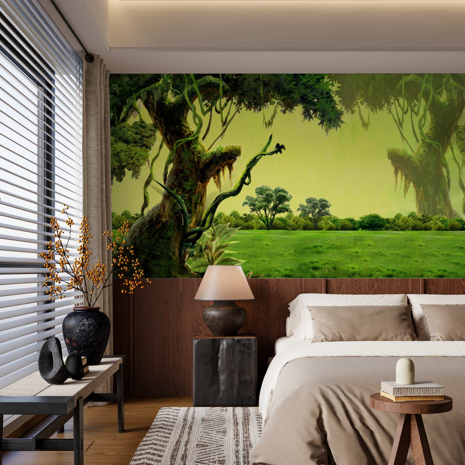 Fototapeta úchvatný zelený les