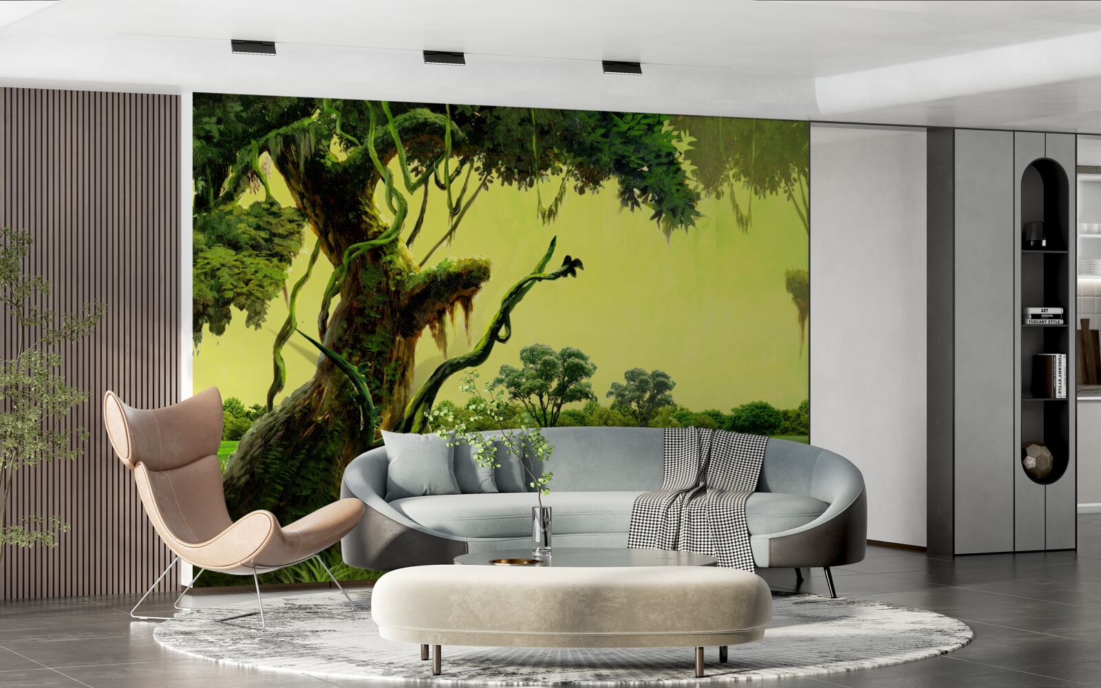 Fototapeta úchvatný zelený les