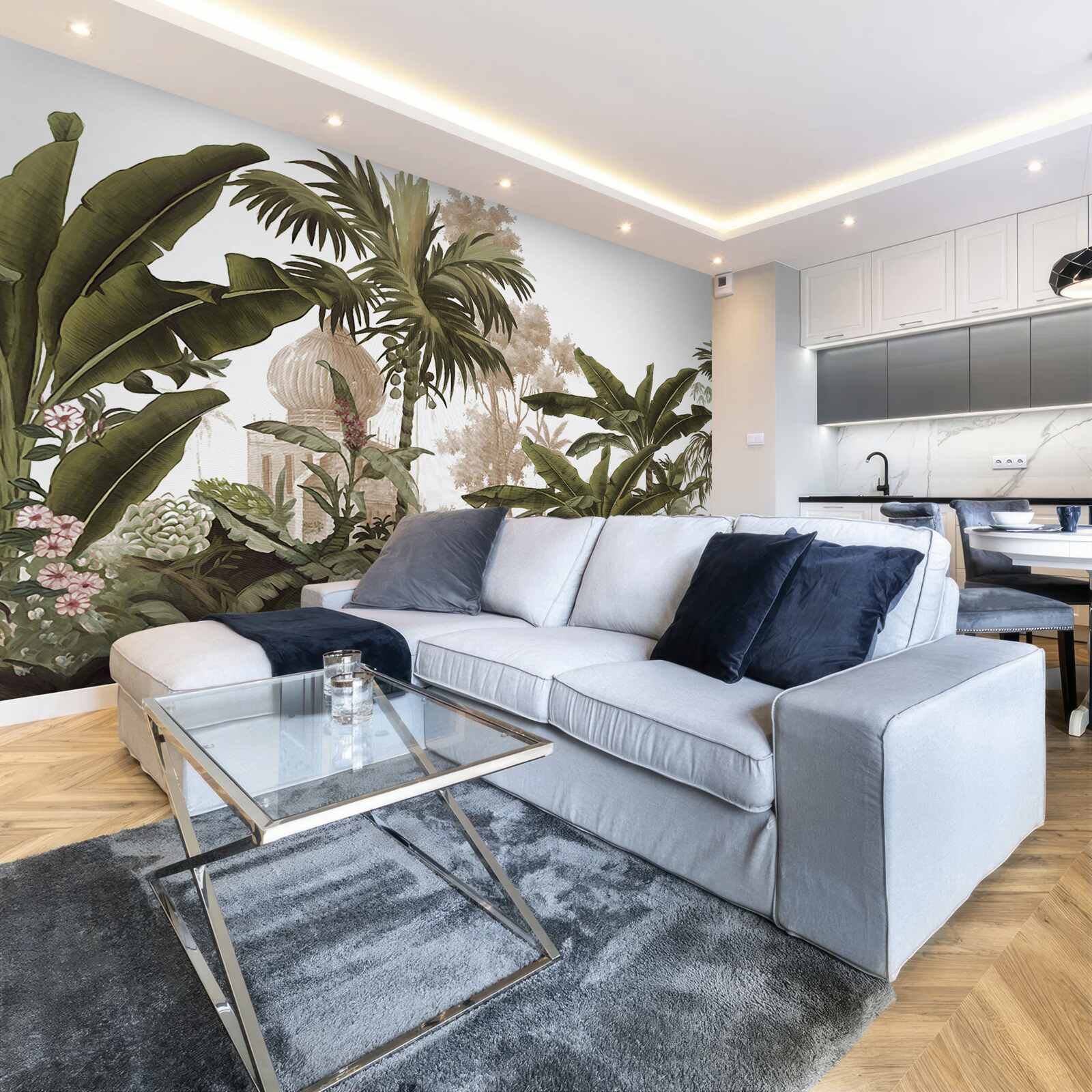 Fototapeta svätostánok medzi zelenými húštinami